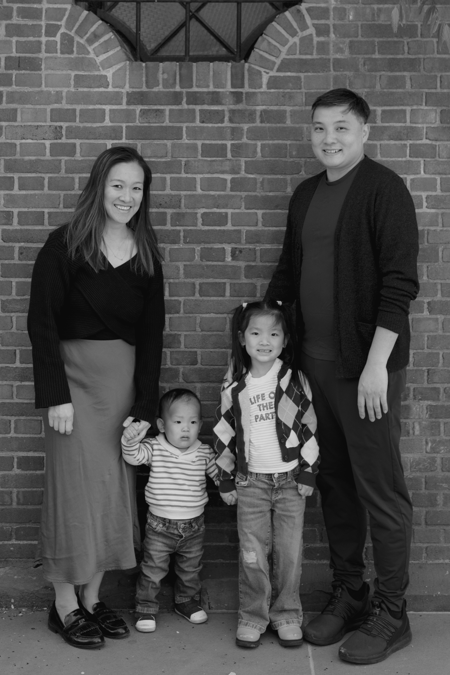 Rachel with her family